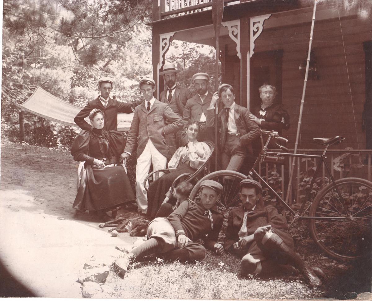 Putnam Family at Queen City Park - Burlington Vt. - Circa 1897
