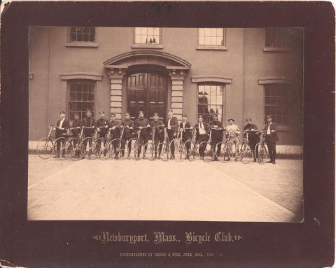 Newburyport Bicycle Club - Newburyport Massachusetts - Circa 1890