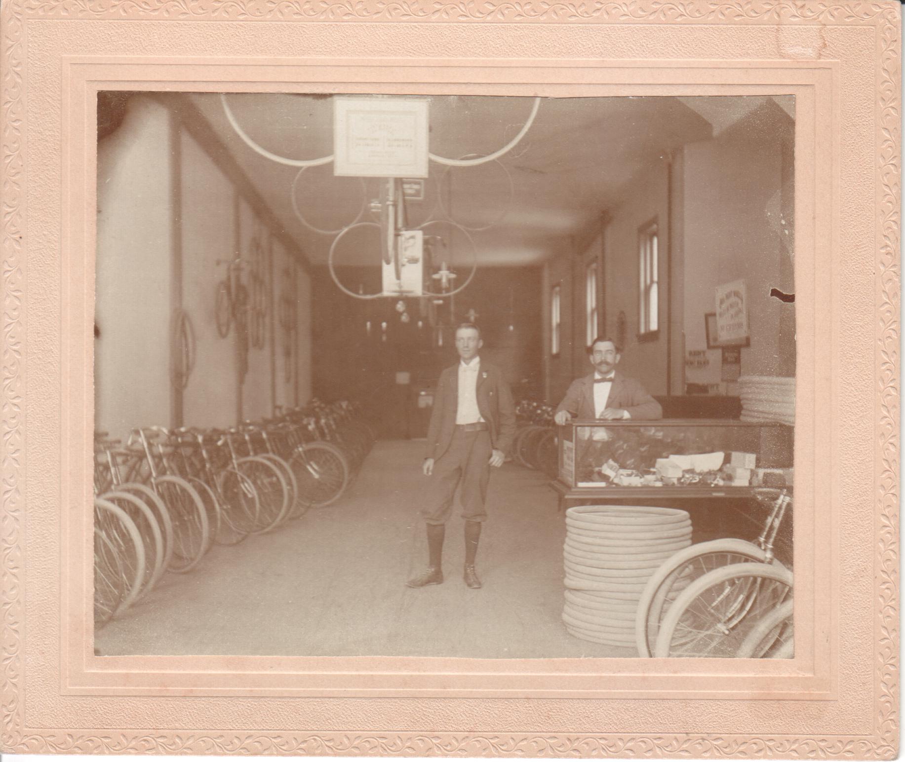 Bicycle Shop - Vermont - Circa 1899